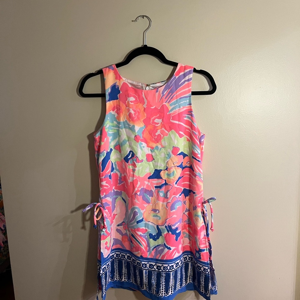 Lilly Pulitzer Pink Sleeveless Crew Neck Sundress